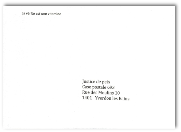 21 novembre 2013 - Justice de pets