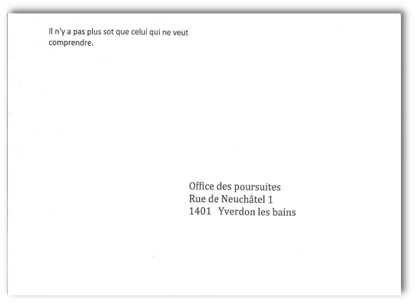 21 novembre 2013 - Office des poursuites