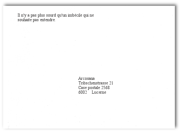 15 janvier 2014 - Arcosana